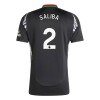 Officiële Voetbalshirt Arsenal Saliba 2 Uit 2024-25 - Heren